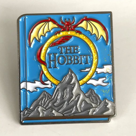 THE HOBBIT Book Shaped Collectible Enamel Pin NEW! 301B2 - Picture 5 of 5